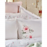 Набор постельное белье с покрывалом Karaca Home Annas s.yesili 2020-1 зеленый евро 