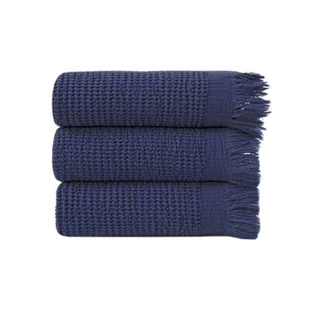 Полотенце Lotus Home Rius navy синий 50х100 см Полотенце Lotus Home Rius navy синий 50х100 см