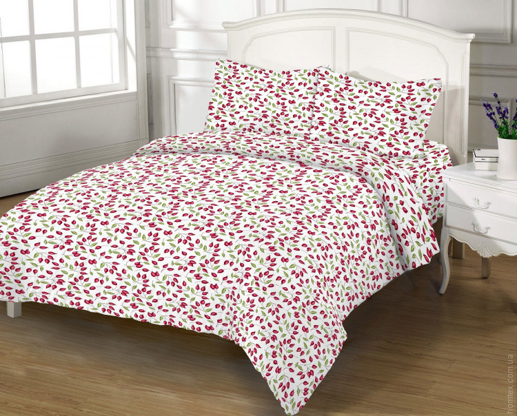 Постельное белье Zastelli 8550 Шиповник бязь семейное