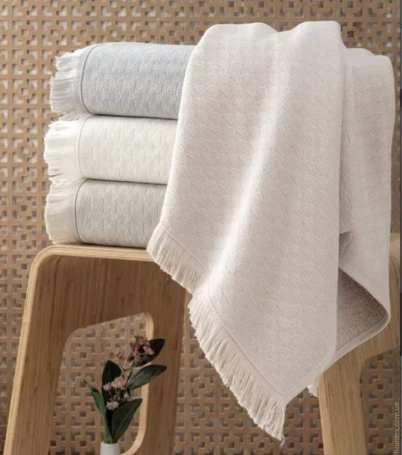 Набір махрових рушників Pupilla вафелька + махра 50х90 см модель 3 Набір махрових рушників Pupilla вафелька + махра 50х90 см модель 3