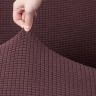Набор чехлов Homytex жаккард на угловой диван 3.2 темная вишня