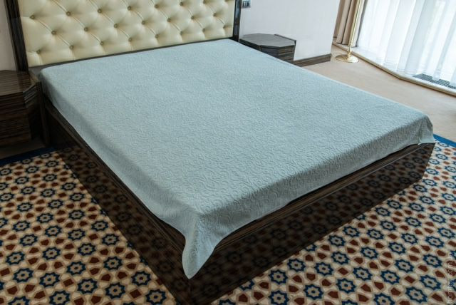 Простынь махровая Hanibaba Brusk green 200x220 см