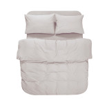 Постельное белье Lotus Home Washed cotton Kansas бежевый евро