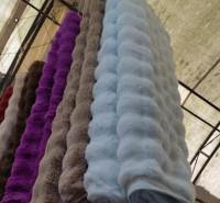 Плед - Покривало Home Textile Sable 200x230 см із штучного хутра голубе
