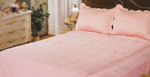 Покрывало Zastelli Venice peach 220x240 см