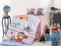 Постельное белье в кроватку для новорожденных деток Nazenin Sailor