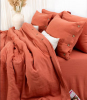 Постільна білизна Saheser Vetro Keremit муслін євро Постільна білизна Saheser Vetro Keremit муслін євро