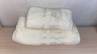 Набір махрових рушників Cestepe VIP Cotton із 2 штук молочні