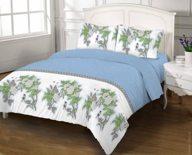 Постельное белье Zastelli 20254 Скворцы бязь двуспальный