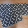 Набір килимків Homytex з 2-х штук 50x80+50x150 см, сірий