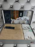 Покривало-піке + простирадло + наволочки Irina Home V1 Bej 220x240 см