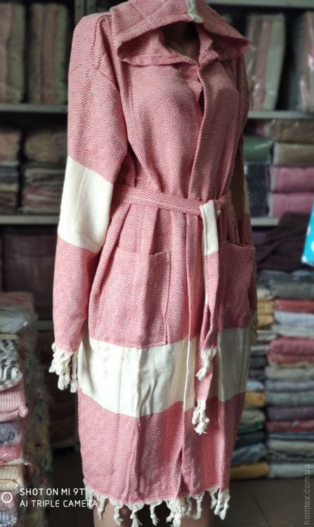 Халат FinLine Пештемаль Хамамка S/M, модель V29