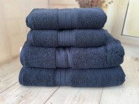 Набір махрових рушників Туреччина 50×80 см із 2-х штук, 75х145 см із 2-х штук, модель 5