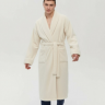 Халат unisex Lotus Home Bold New Microcotton off white махровый S