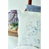 Набор постельное белье с покрывалом Karaca Home Vial indigo 2020-2 синий евро