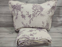 Стьобане бавовняне покривало Miss Bella 180х250 см з наволочкою, модель 4 Стьобане бавовняне покривало Miss Bella 180х250 см з наволочкою, модель 4