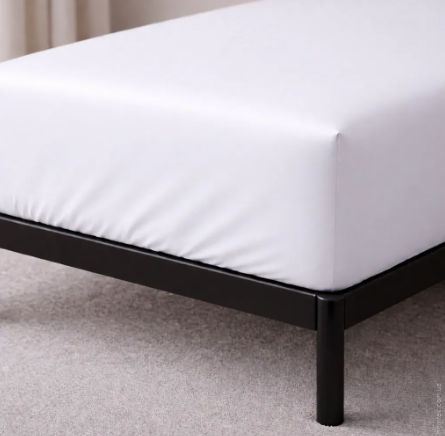 Простынь натяжная U-tek сатин Boston White 100x200+30 см