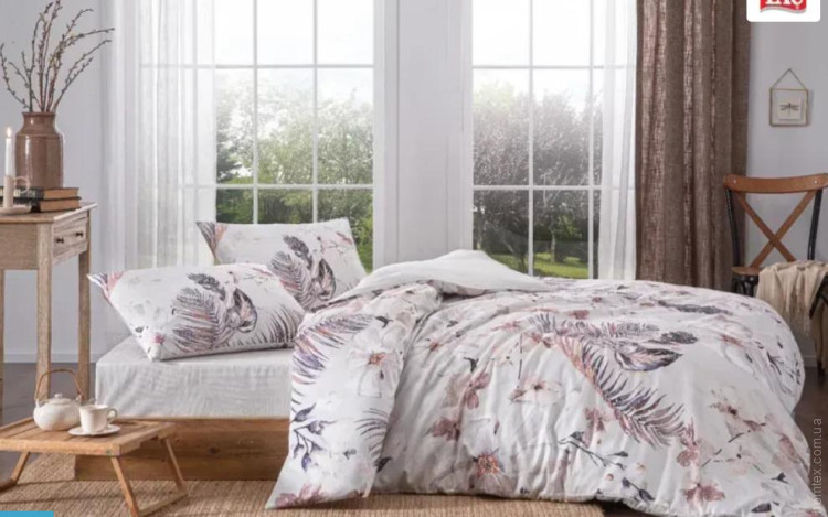 Постельное белье TAC Libra bej полуторный Постельное белье TAC Libra bej полуторный