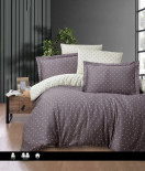 Постельное белье First Choice Point lilac сатин люкс семейный 