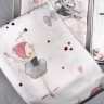 Постільна білизна Tivolyo Home Balerina молочна для новонароджених