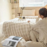 Плед - Покрывало Home Textile Sable 200x230 см с искусственного меха молочный