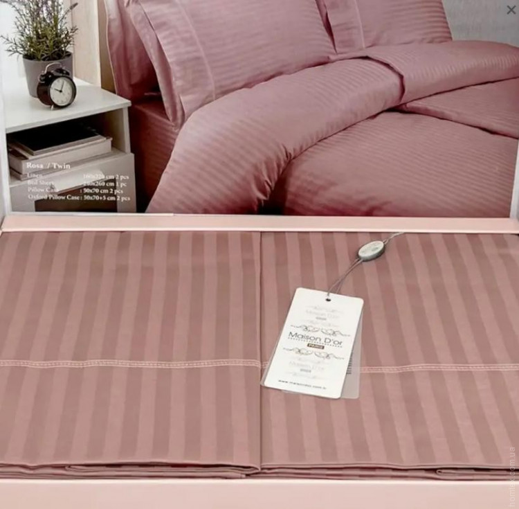 Постільна білизна Maison Dor New Rails rosa сімейна