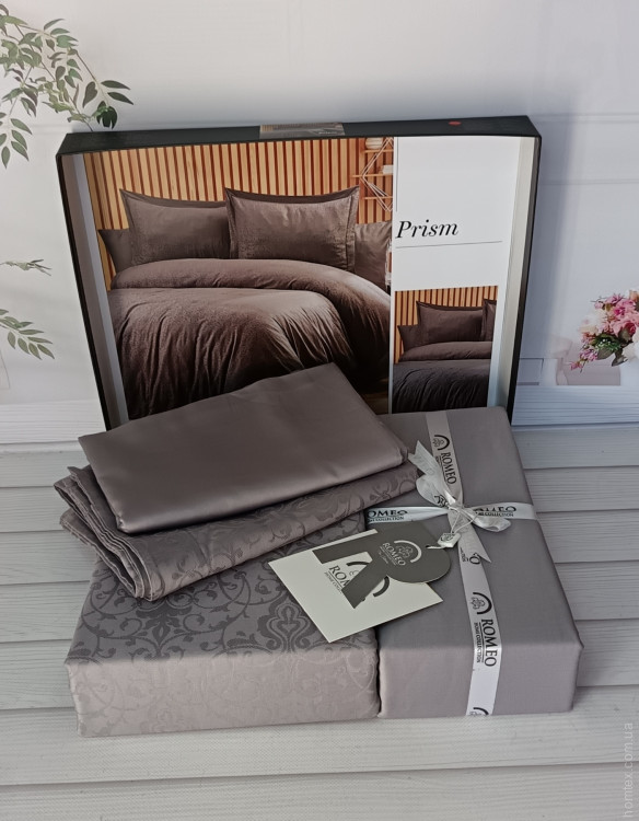 Постельное белье Romeo Home сатин - жаккард Prism евро