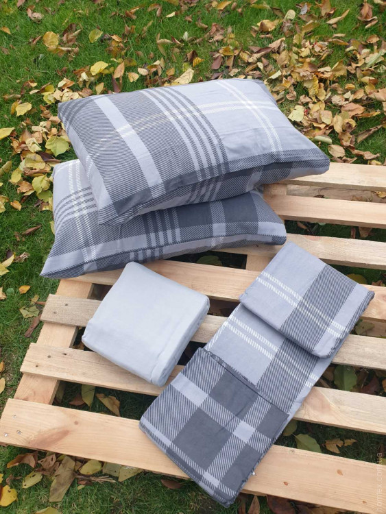 Постельное белье фланель Cotton Star евро, модель 7