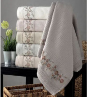 Набір махрових рушників Pupilla вафелька + махра 50х90 см модель 5