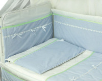 Спальный комплект для детской кроватки Руно "Лапушка" голубой