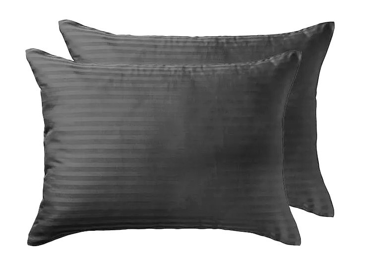 Набор наволочек LightHouse Sateen STRIPE Antracit 50x70см 2шт.