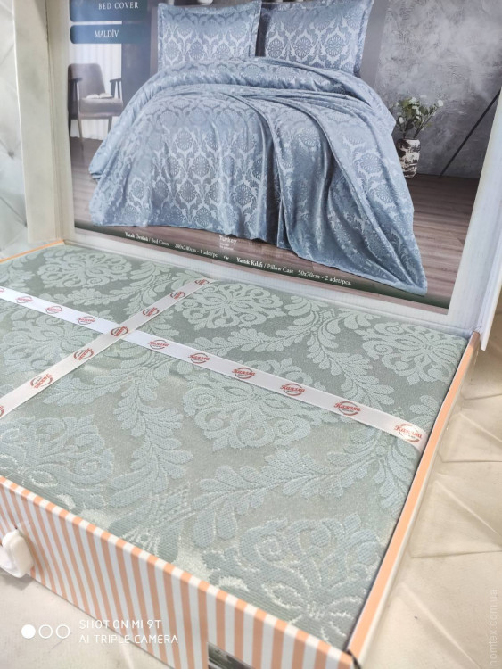Покрывало жаккардовое Karina Homme Meltem maldiv 250x260 см