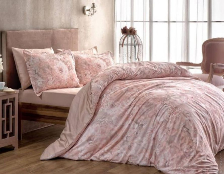 Постільна білизна TAC Digital Blanche pembe євро