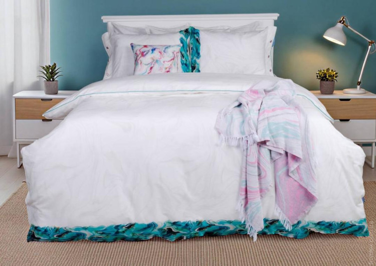 Постільна білизна Sarev Aqua поплін двоспальний євро