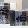 Набор махровых полотенец из 6 шт.(70x140 см) 450 г/м2 (TM ZERON) PUANLI DESEN  