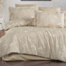 Постельное белье First Choice Carmina cappuccino сатин люкс семейный