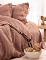 Постільна білизна Saheser Vetro Taba муслін євро Постільна білизна Saheser Vetro Taba муслін євро