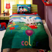Постельное белье TAC Disney Mickey Mouse Club House Colors детский