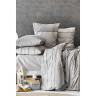 Набор постельное белье с покрывалом Karaca Home Sadra gri 2020-1 серый евро 