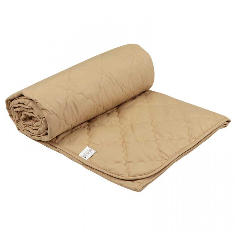 Одеяло Руно Шерстяное 52ШКУ бежевое облегченное 140х205 см