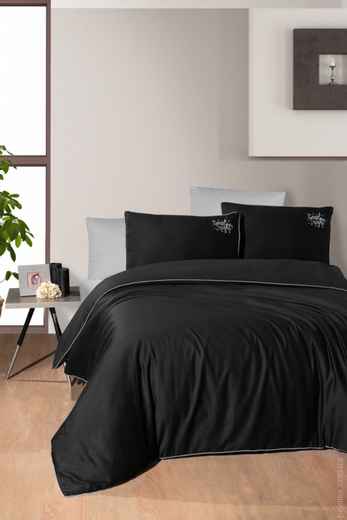 Постельное белье First Choice Timeless black евро
