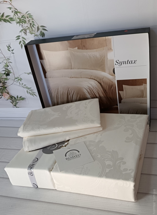 Постельное белье Romeo Home сатин - жаккард Syntax евро