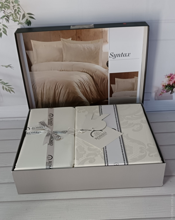 Постельное белье Romeo Home сатин - жаккард Syntax евро