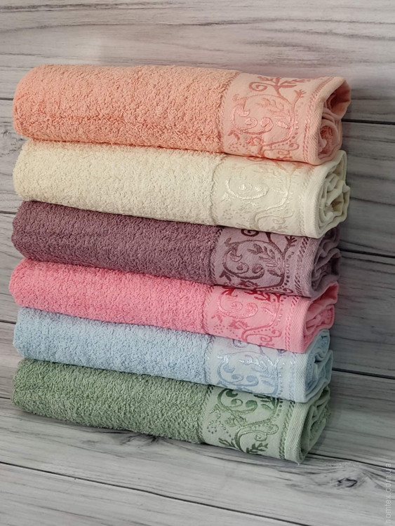 Набор махровых полотенец Mame Home 70x140 см из 6 шт, модель 2