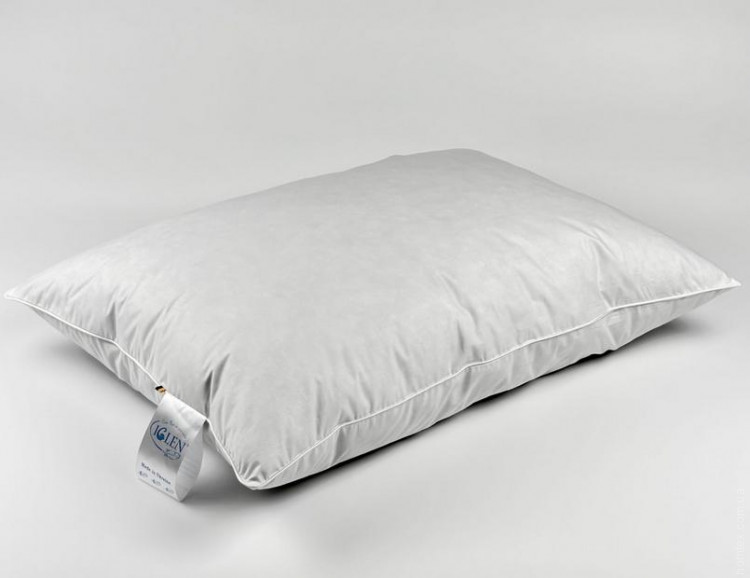 Подушка пуховая  IGLEN 100% пуха 50х70 см 400 грамм 