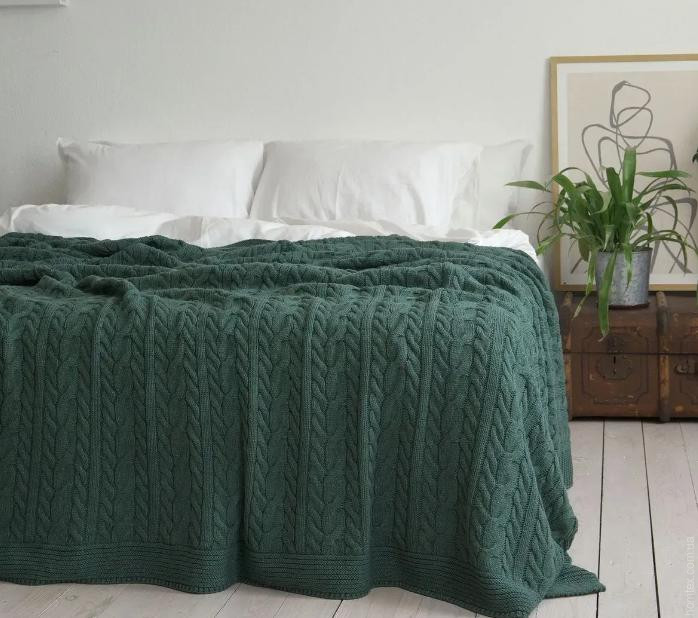 Плед La Modno Genova Duck Green 220х240 см Плед La Modno Genova Duck Green 220х240 см