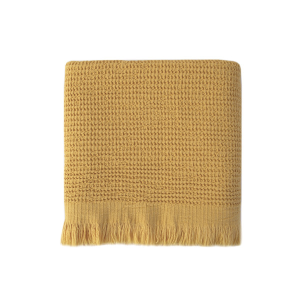 Полотенце Lotus Home Rius mustard горчичный 90х170 см