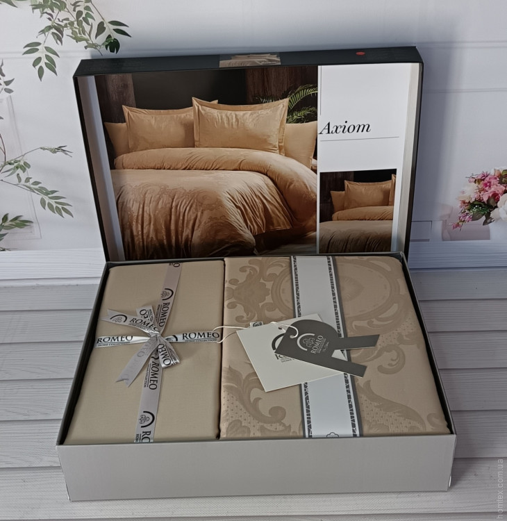 Постельное белье Romeo Home сатин - жаккард Axiom евро