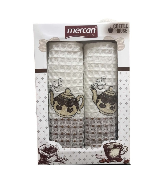 Набор кухонных полотенец Mercan Teapots V1 50х70 см 2 шт.