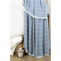 Плед-накидка Barine Gleam denim синий 120x165 см